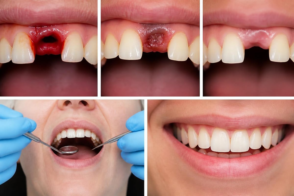 Post-extraction recovery timeline