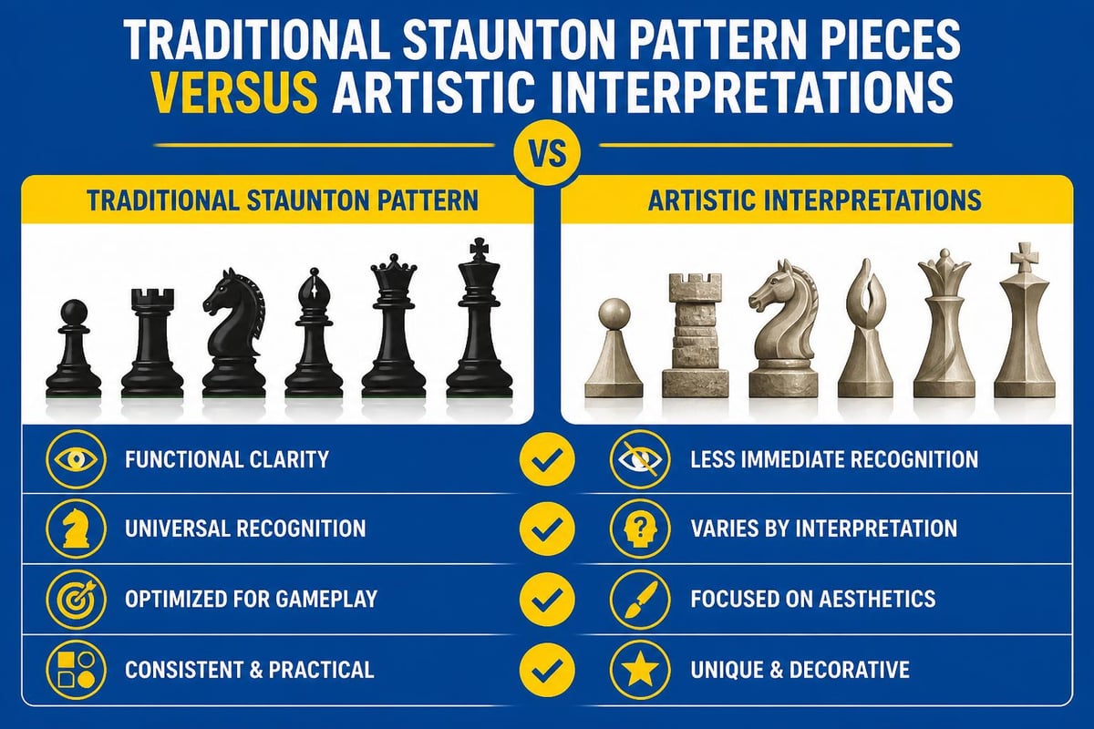 Chess set design styles