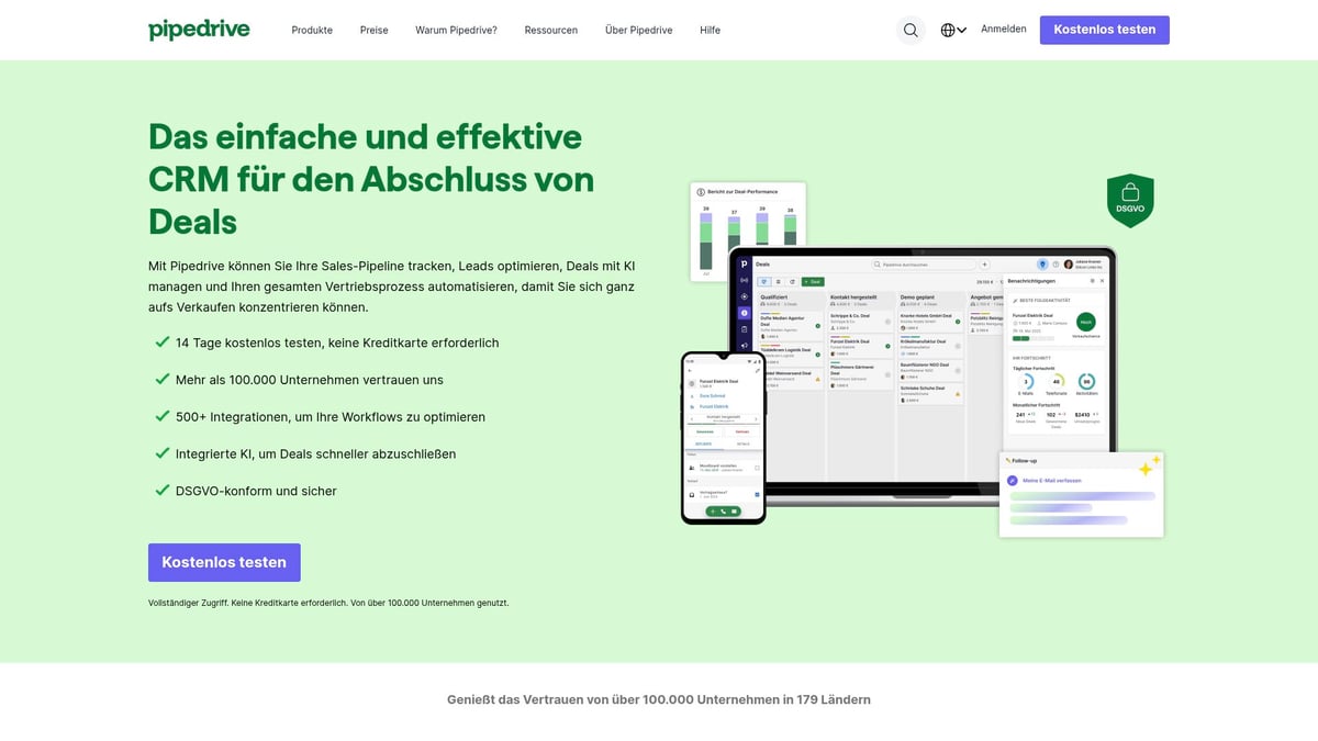 7 CRM Systeme 2025: Die Besten Lösungen Im Überblick - Pipedrive