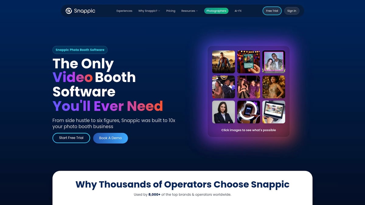 7 Best Nearest Photo Booth Picks for Events in 2026 - Snappic – Digital Photo Booth App