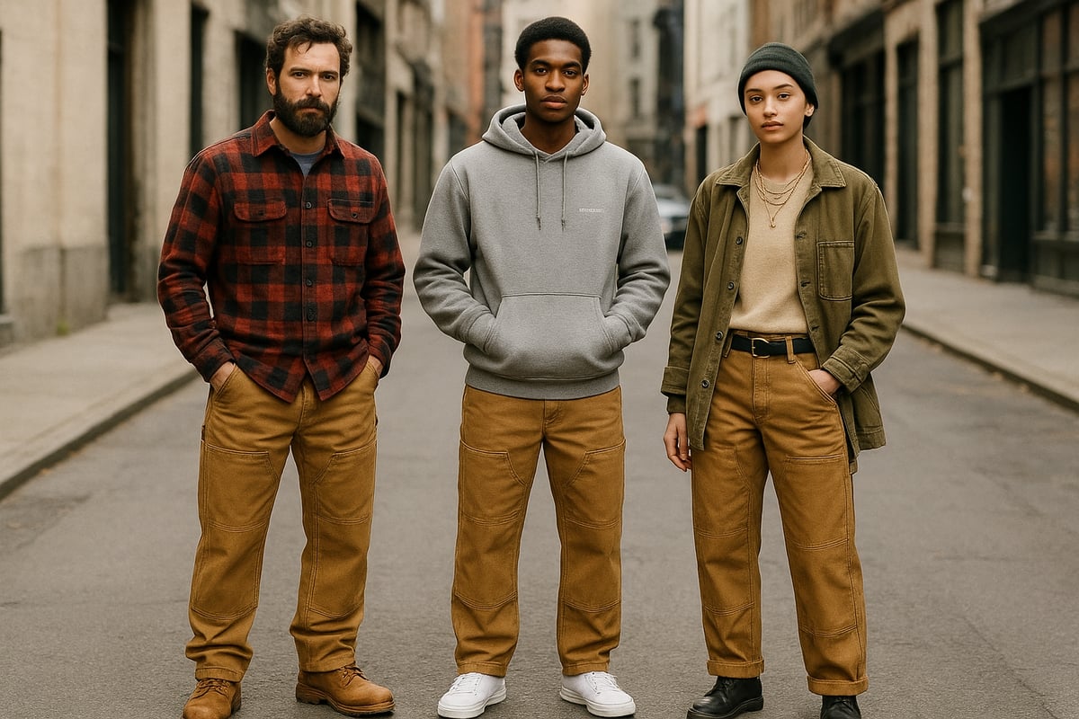 How to Style Vintage Carhartt Double Knee Pants