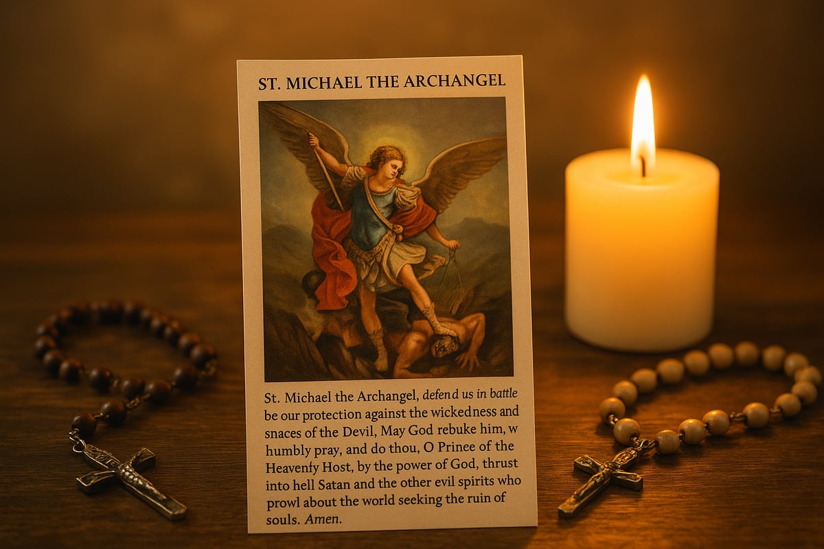 The Spiritual Benefits and Uses of the St. Michael Prayer Card