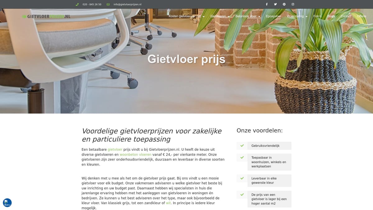 Kosten Gietvloer Guide 2025: Alles Over Prijzen en Besparing - Gietvloerprijzen.nl: Kwaliteit voor de beste prijs