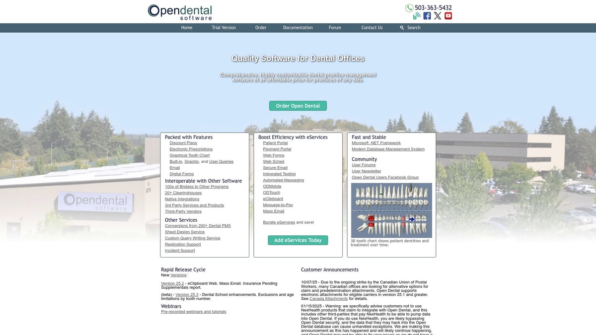 9 Essential Dental Practice Management Systems for 2025 2 9 Essential Dental Practice Management Systems for 2025 - Open Dental