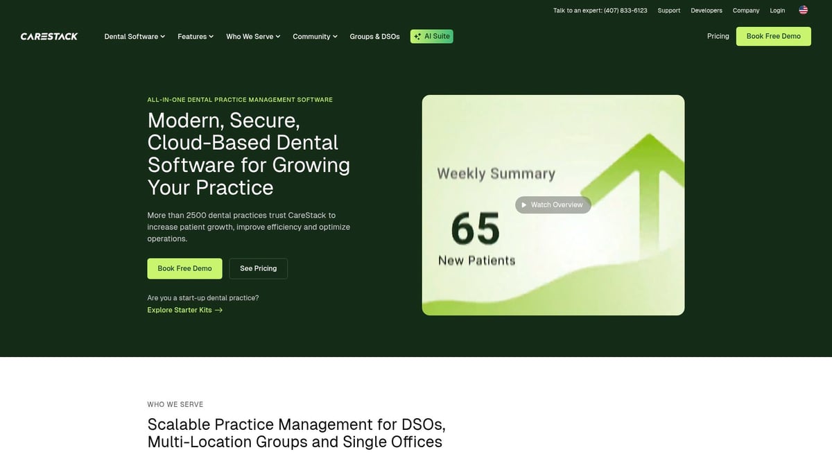 9 Essential Dental Practice Management Systems for 2025 5 9 Essential Dental Practice Management Systems for 2025 - CareStack