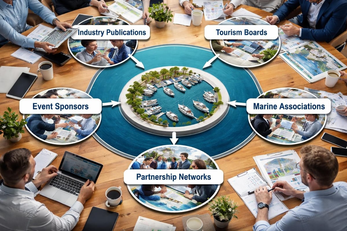 Marine industry backlink network