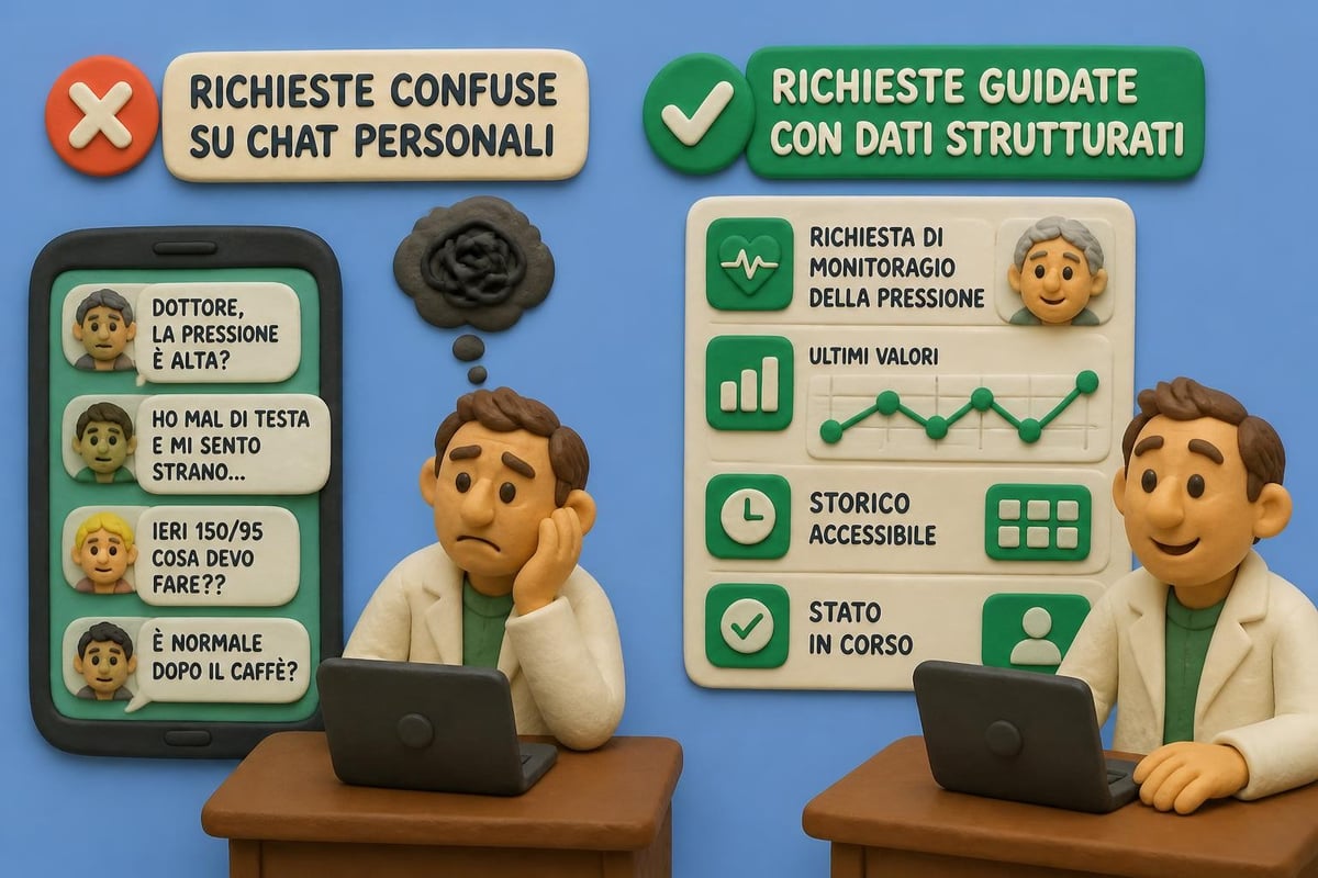 Confronto tra gestione disorganizzata e organizzata delle misurazioni pressorie