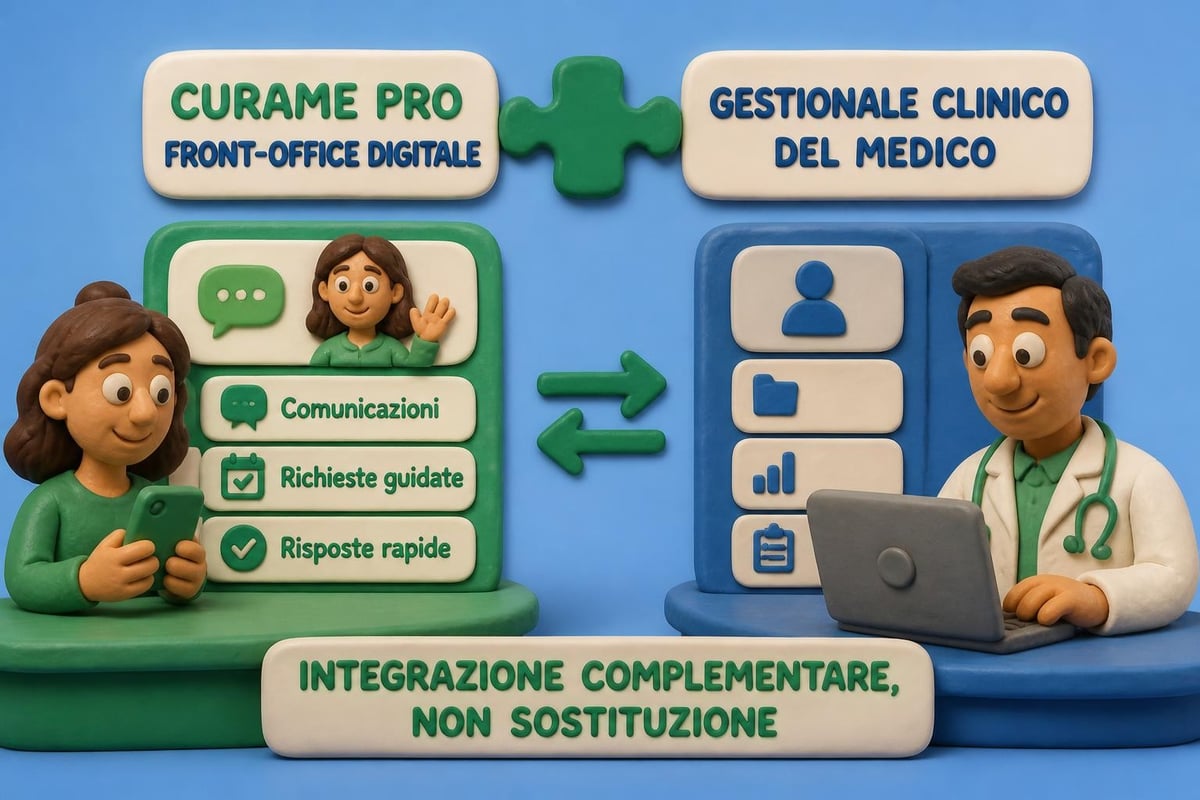 Architettura sistema CuraMe per MMG