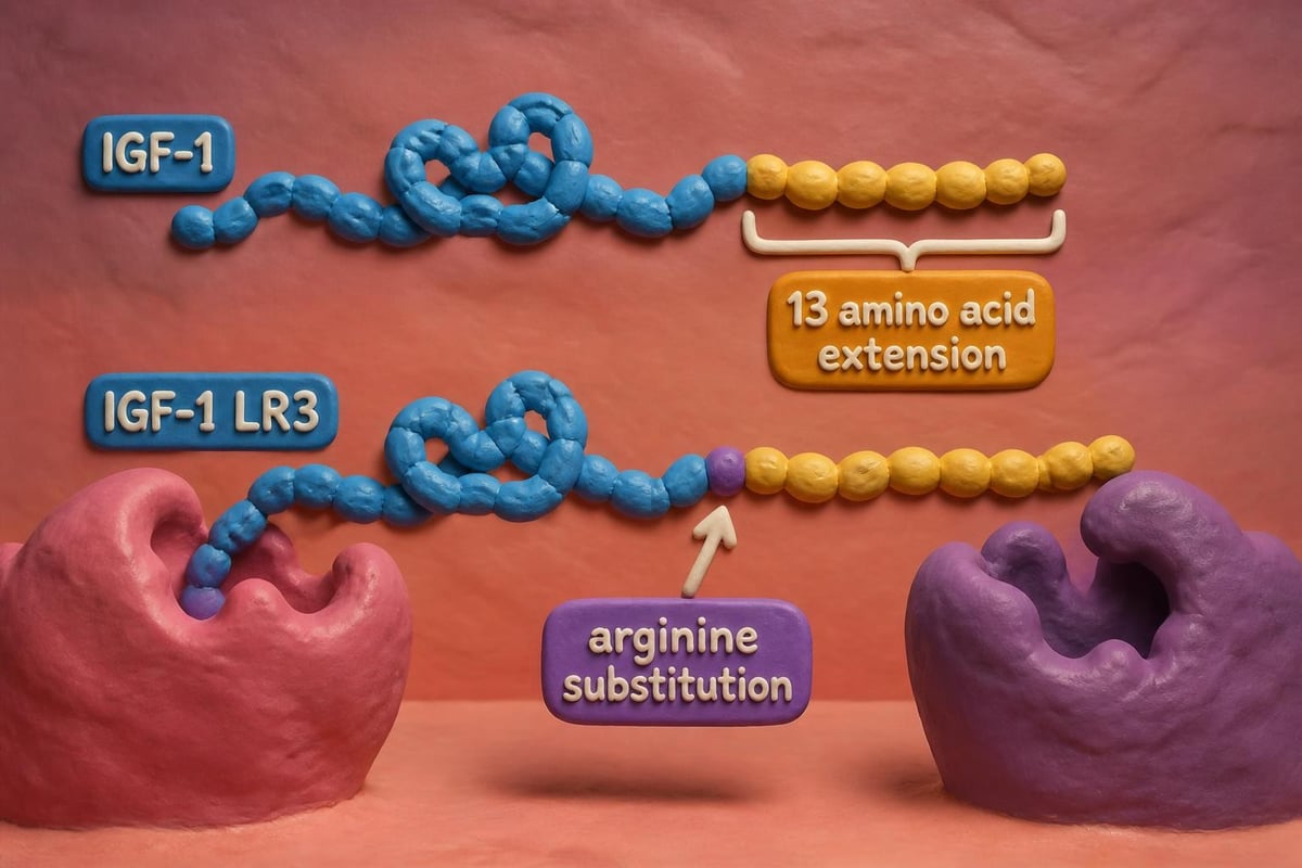 IGF-1 LR3 molecular structure