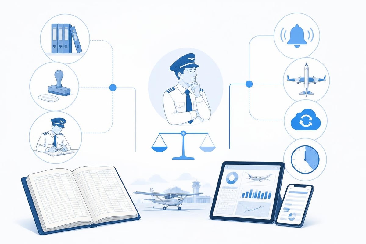 Paper vs digital logbook decision tree