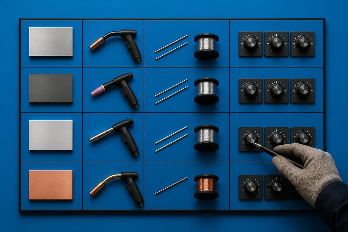 Welding material compatibility