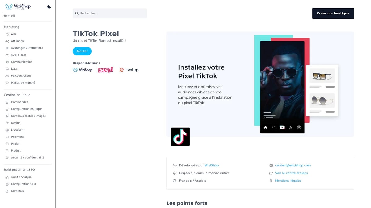 7 Meilleures E Commerce App à Découvrir en 2026 - Pixel TikTok – Ciblage publicitaire et suivi de conversions