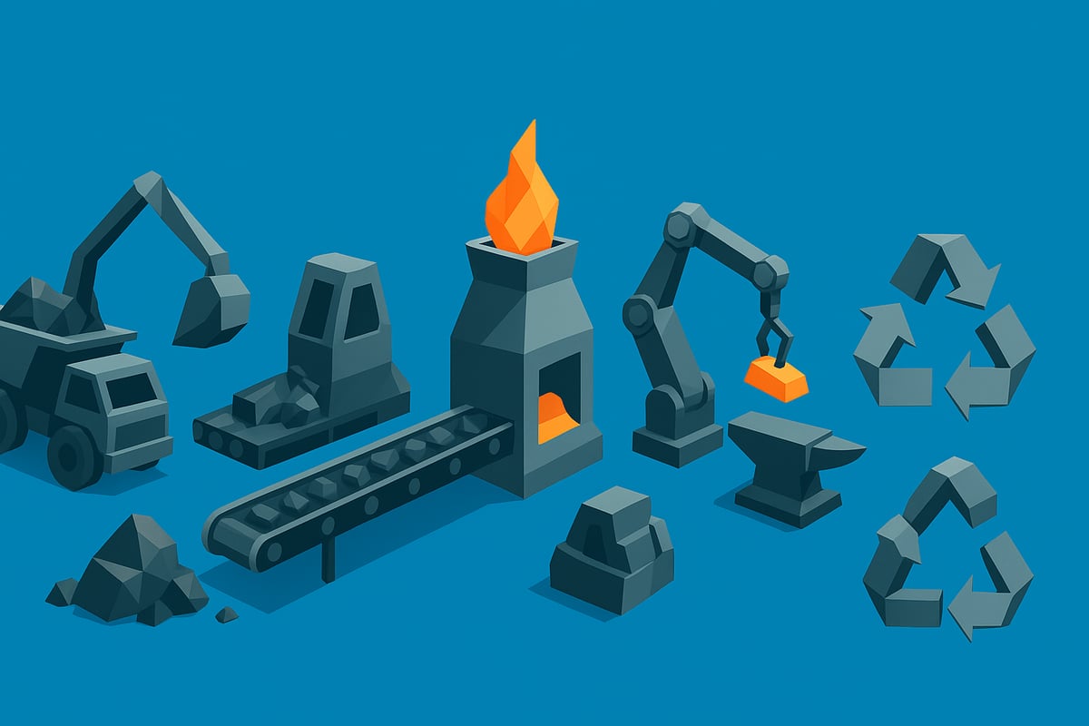 The Metal Processing Journey: Key Steps from Ore to Product