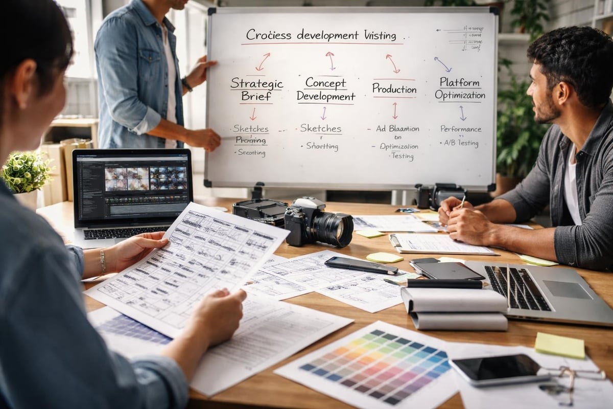 Video advertising creative workflow