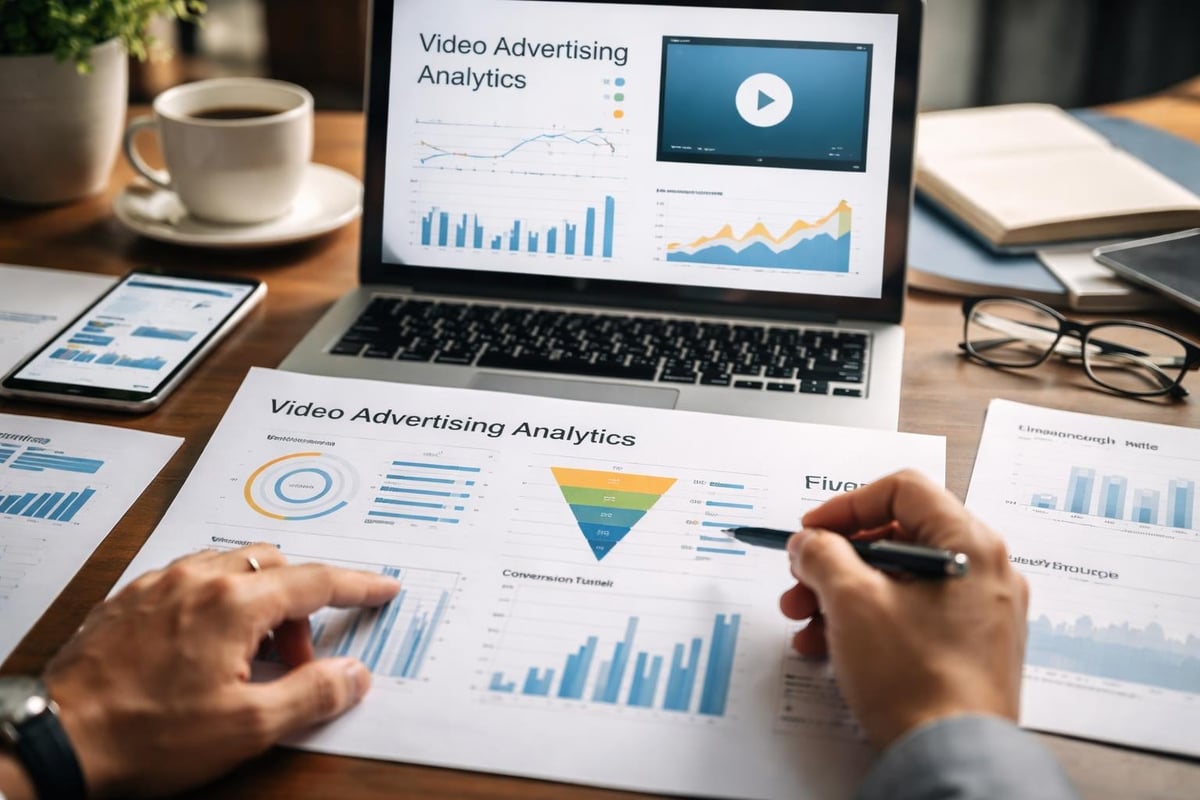 Video advertising analytics dashboard