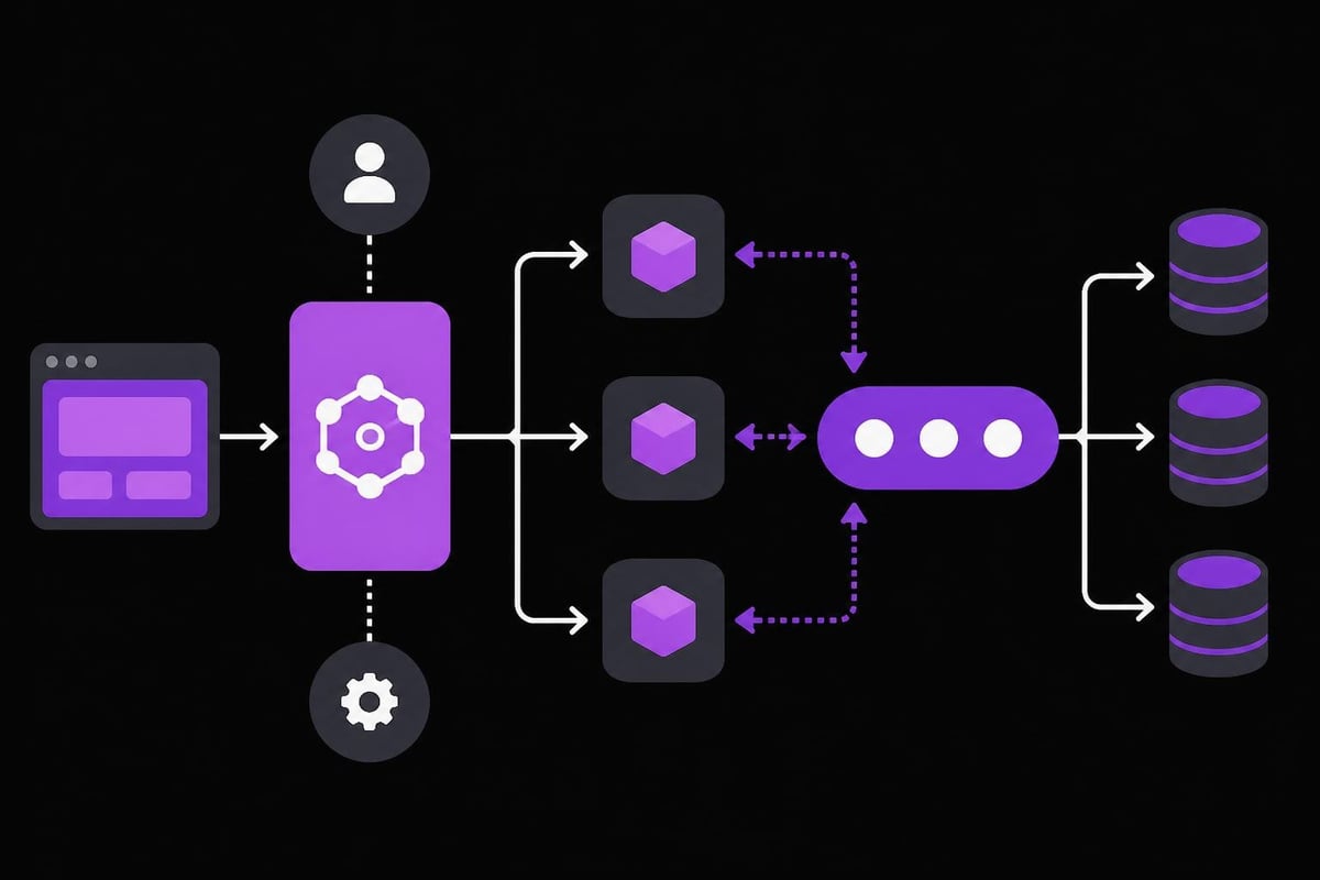 Microservices architecture diagram