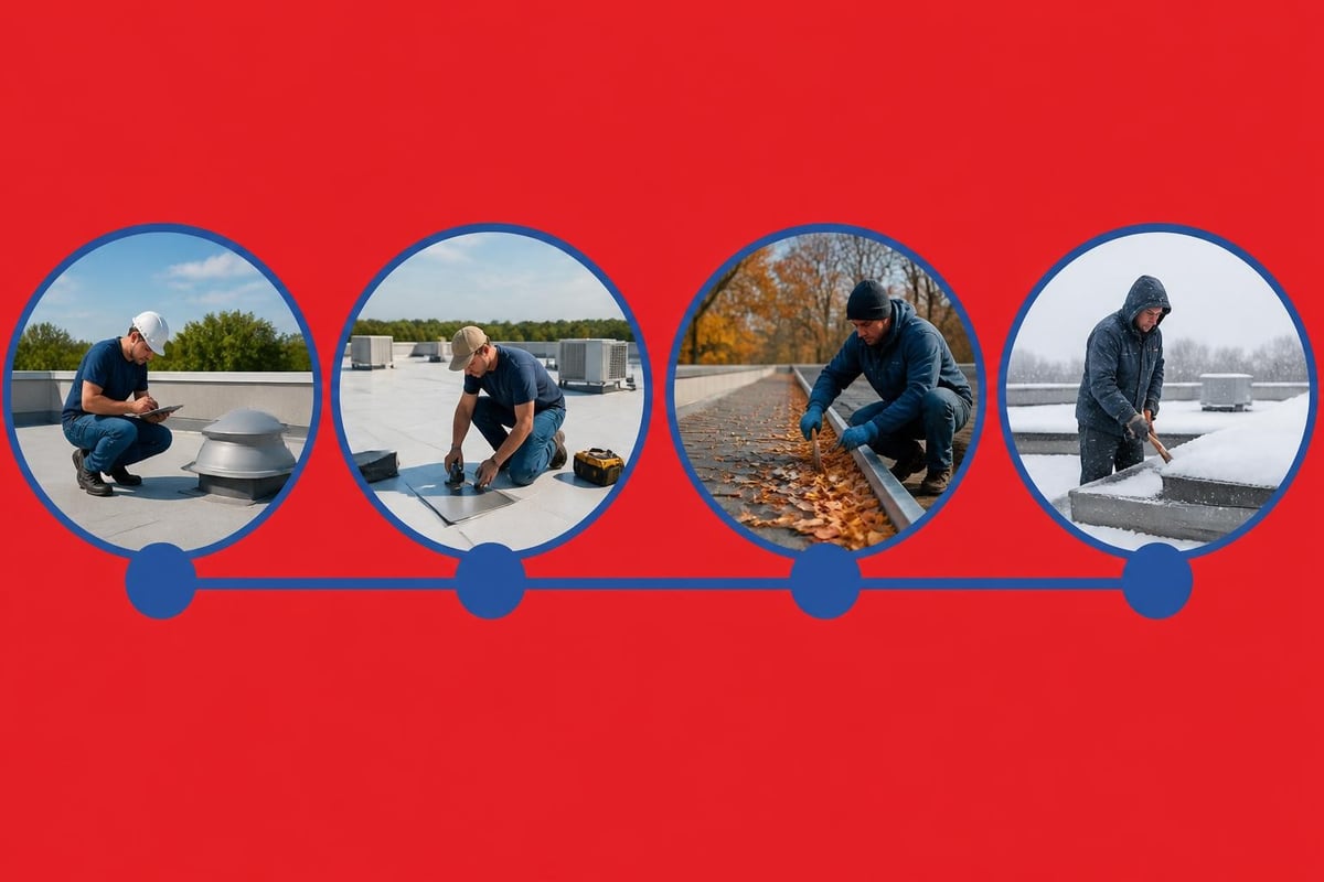 Commercial roofing maintenance schedule