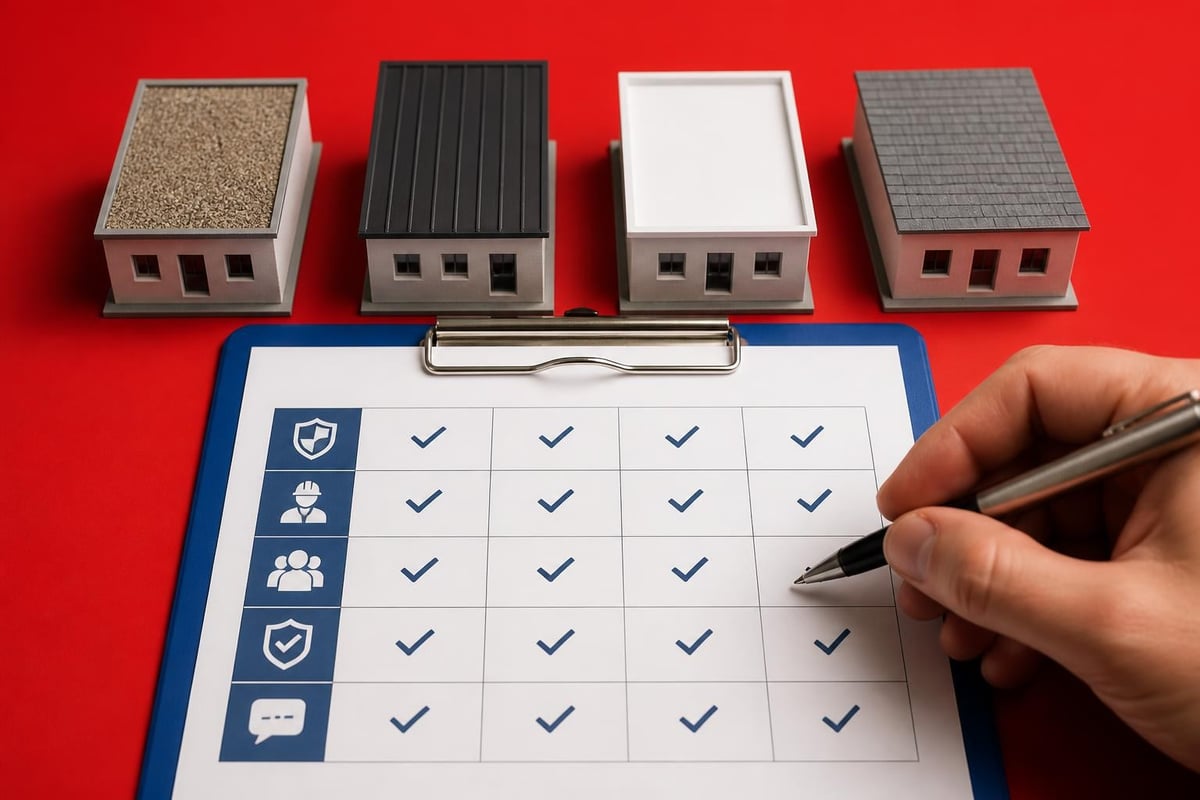 Contractor evaluation checklist