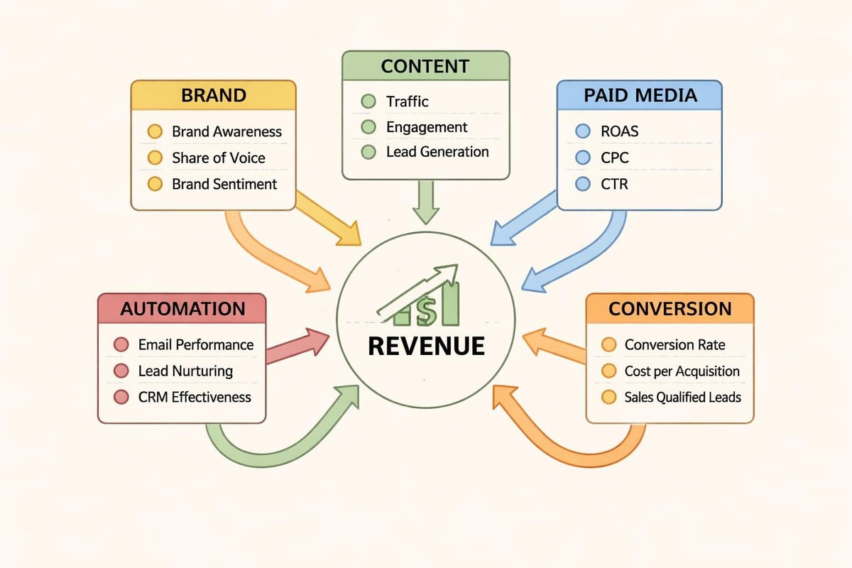 Marketing performance dashboard
