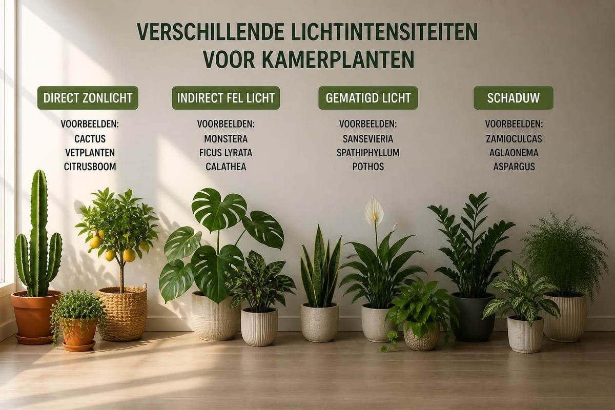 Lichtbehoeften kamerplanten
