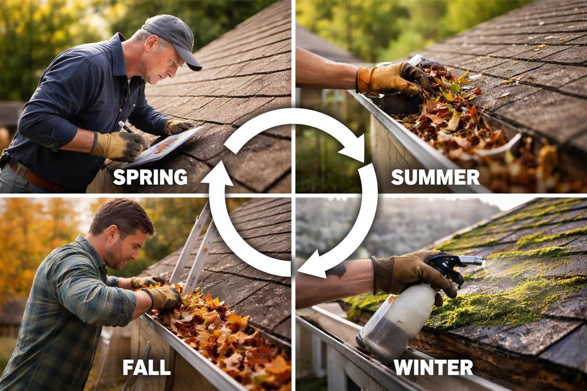 Roof maintenance schedule