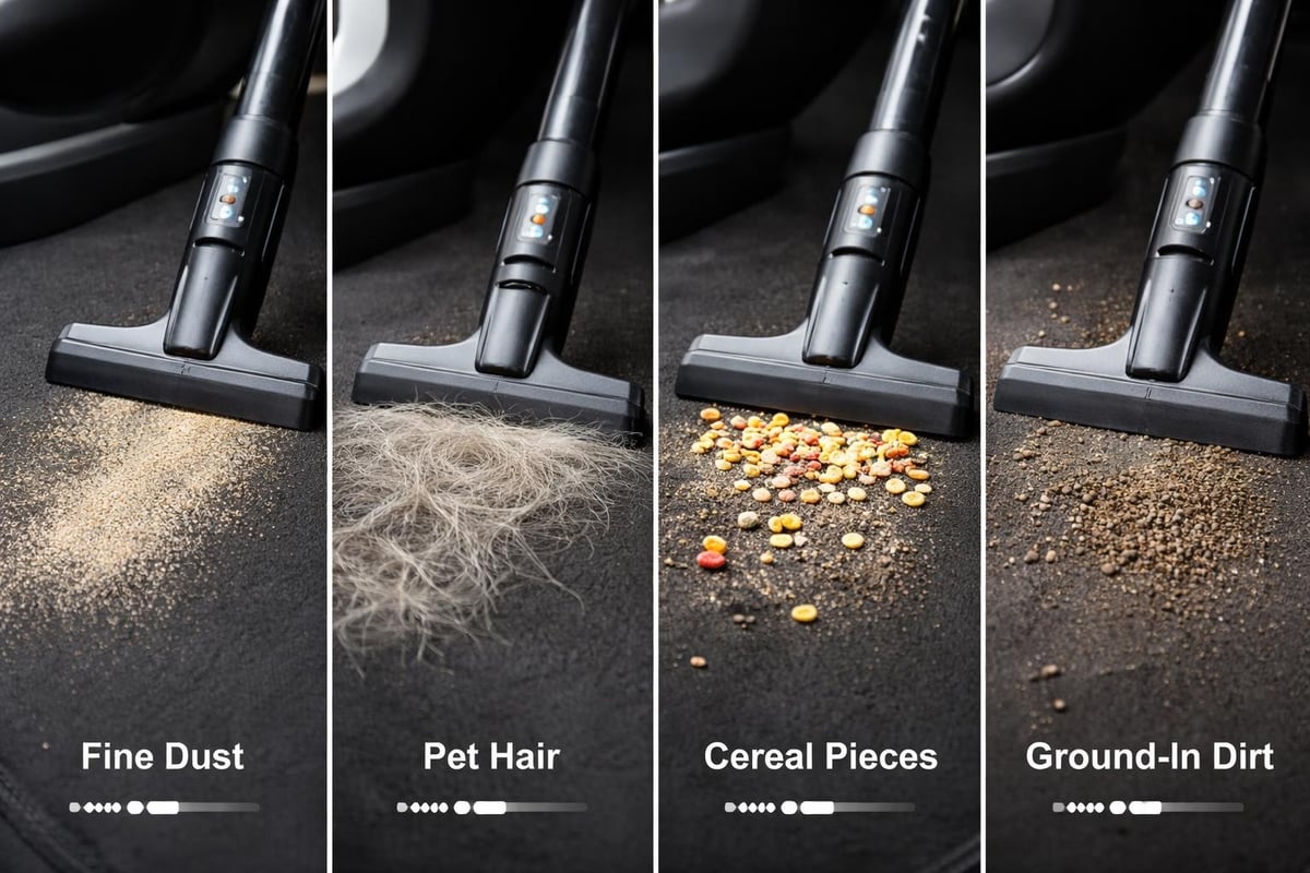 Vacuum suction comparison