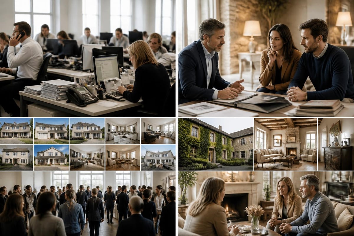 Modèles d'agences immobilières