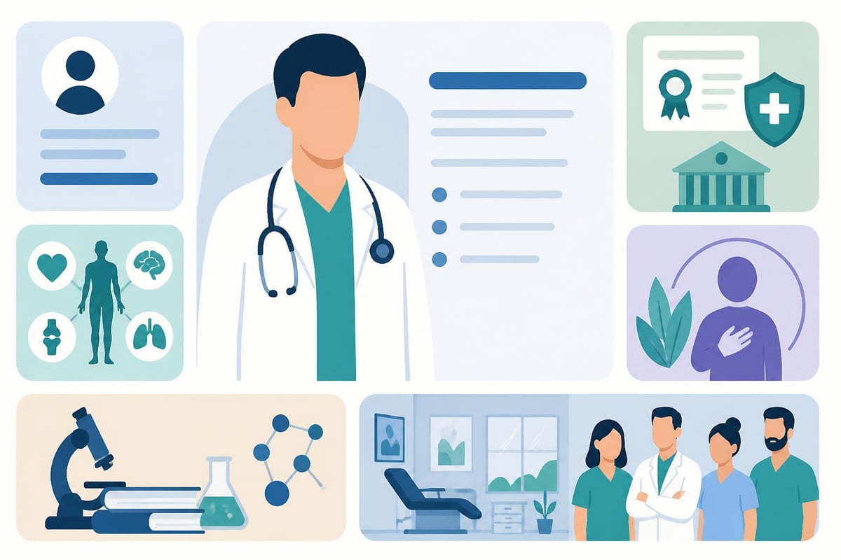 Elementi trasparenza profili medici