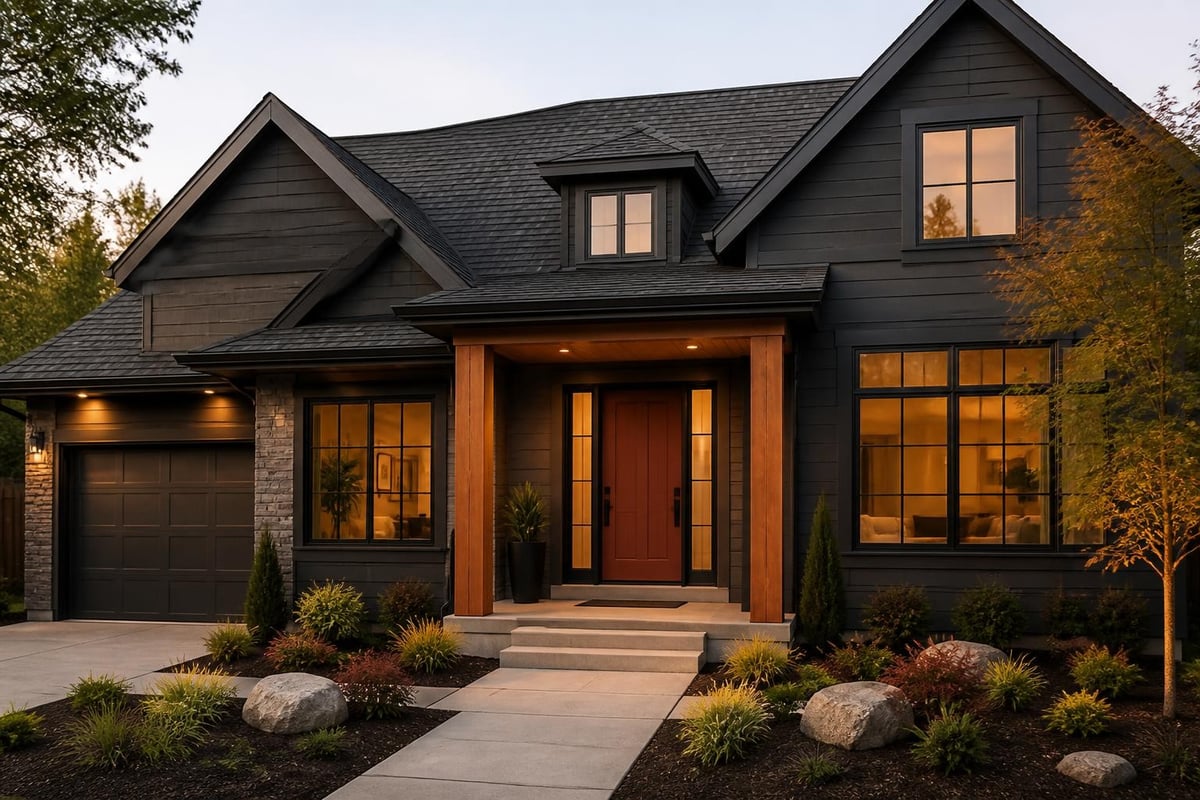 Coordinated exterior color scheme
