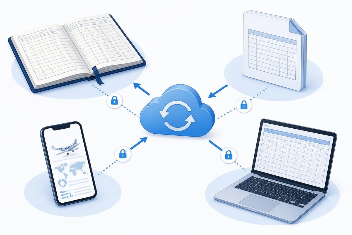Logbook backup strategy