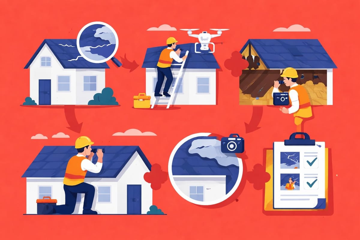 Storm damage inspection