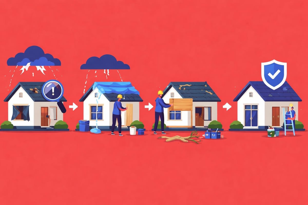 Emergency storm repairs