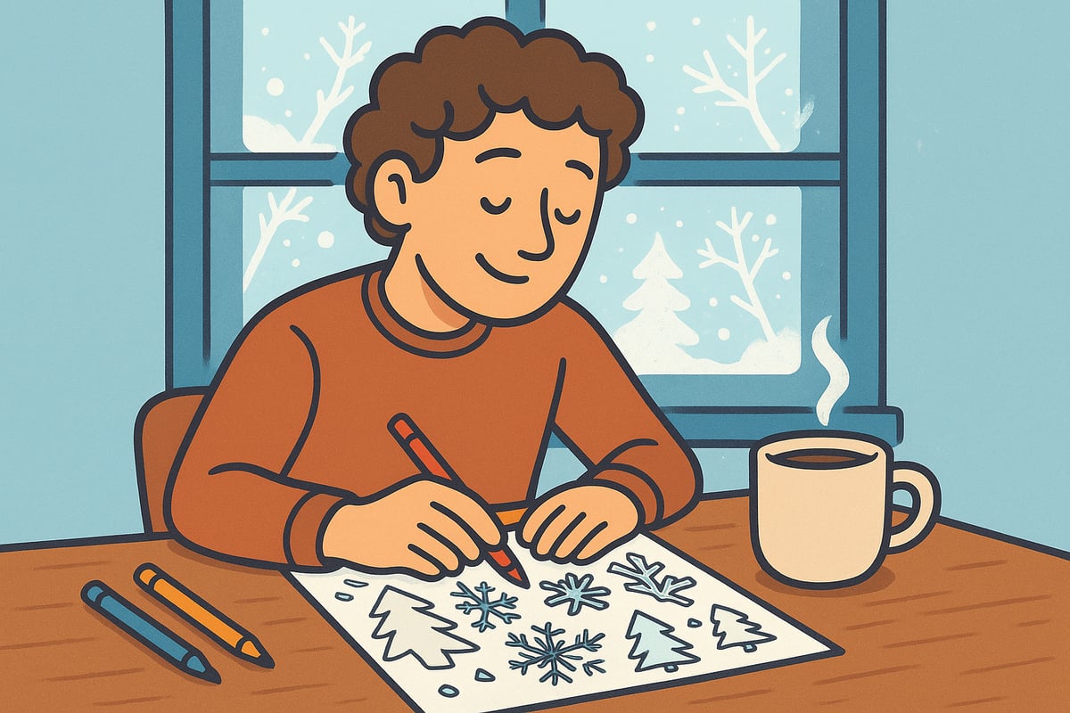 The Therapeutic Benefits of Winter Coloring for Adults