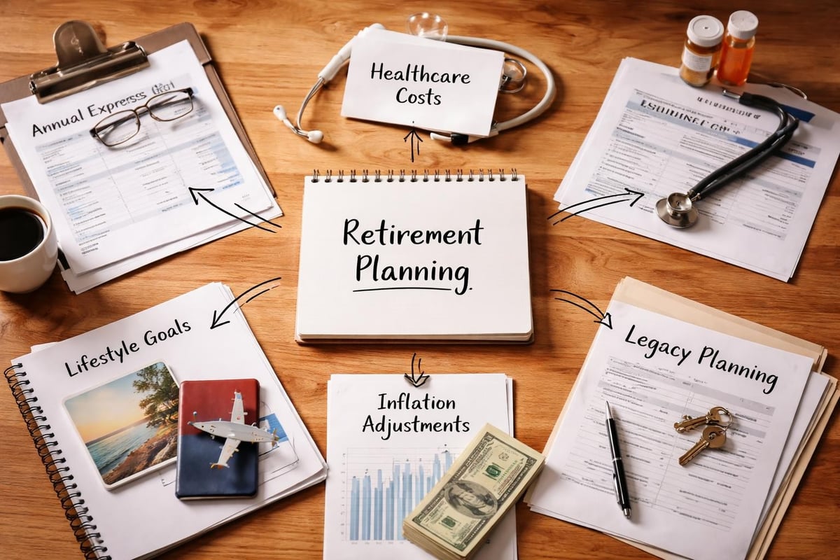Retirement income calculation factors