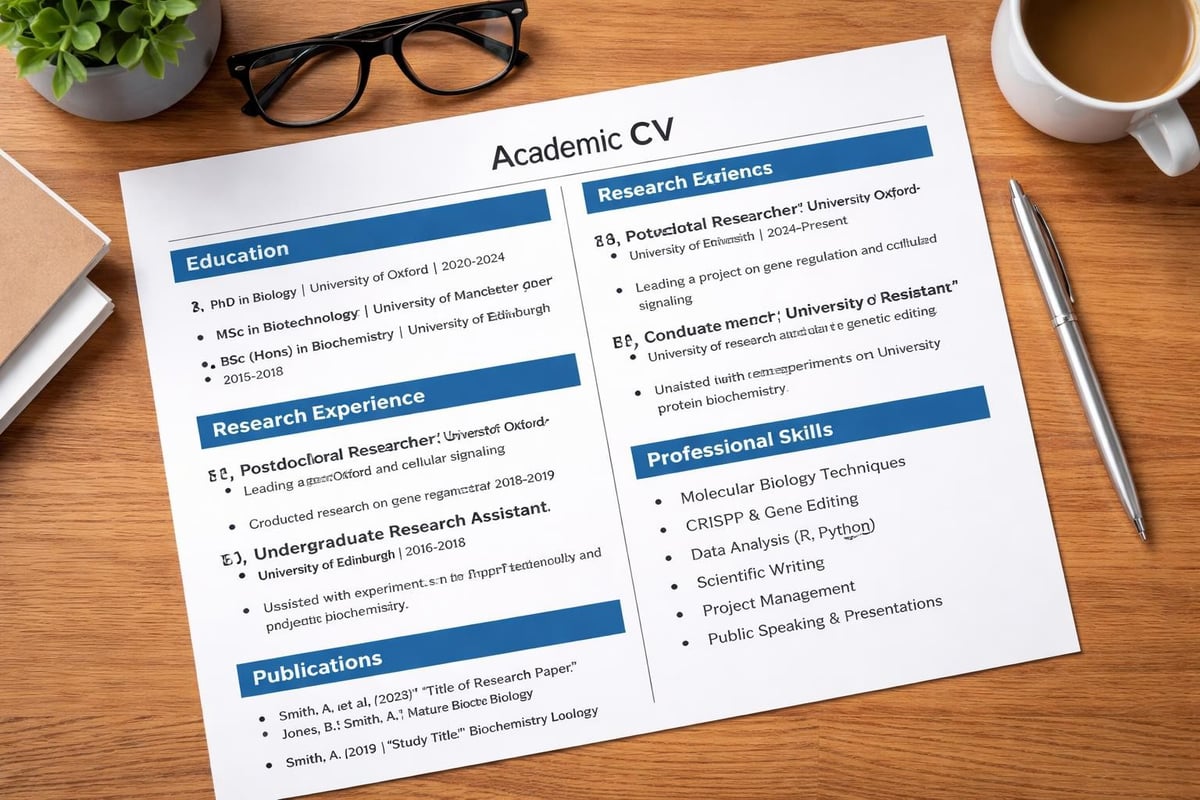 Graduate Level CV: Expert Guide to Professional Success 2 Graduate CV structure and sections