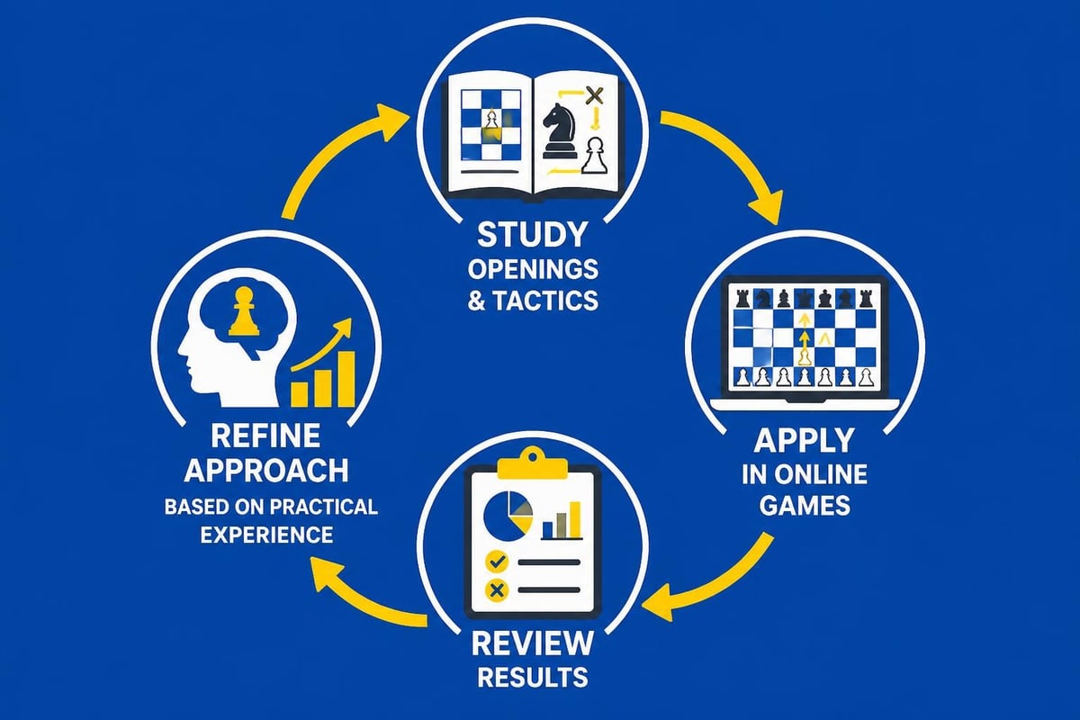 Combining online play with structured study