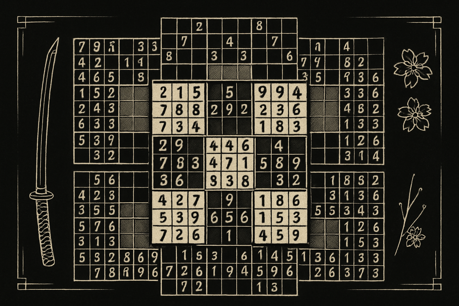 What is Samurai Sudoku? Understanding the Overlapping Puzzle