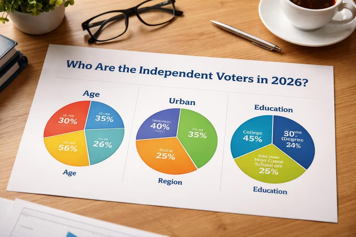 Independent voter demographic breakdown