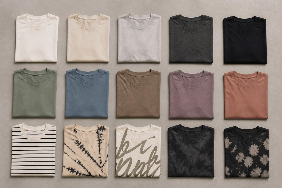 Capsule wardrobe printed tees