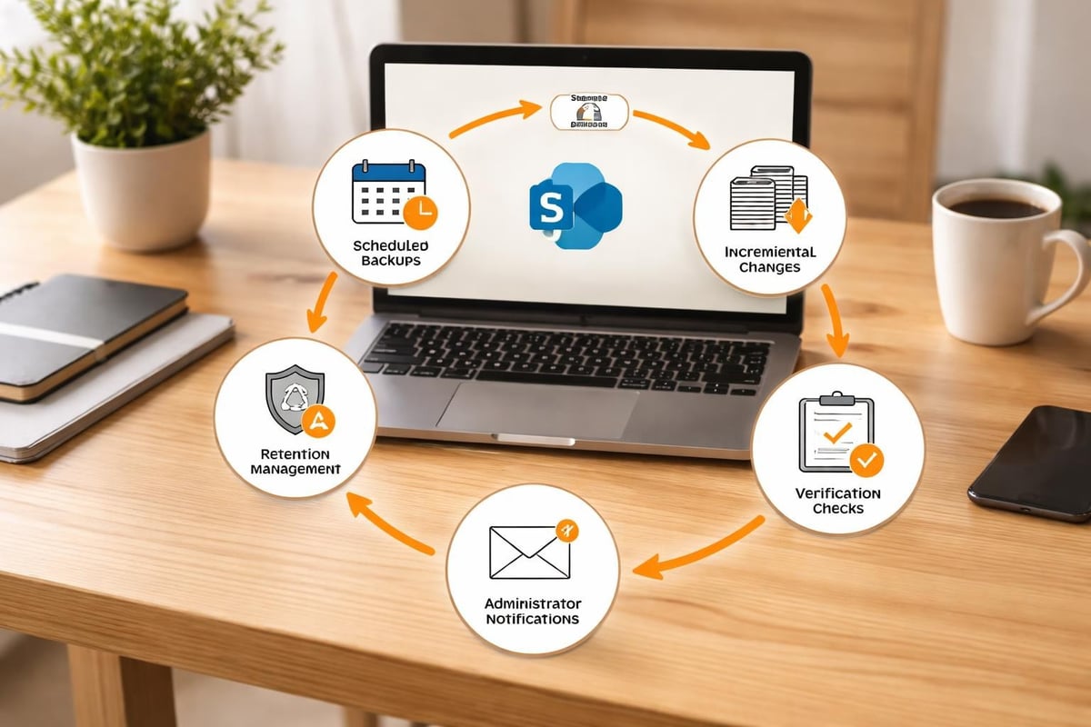 Automated backup workflow