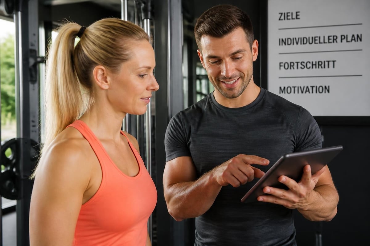 Personal Trainer client interaction