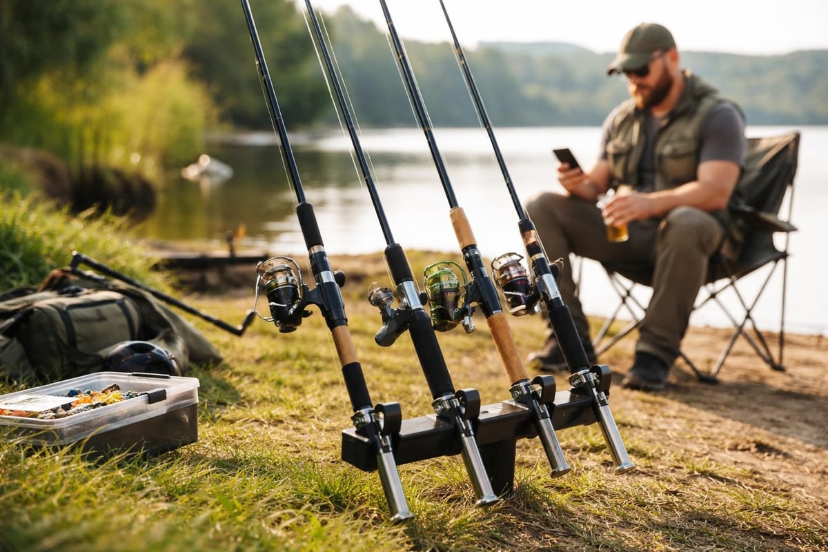 Fishing pole holder benefits