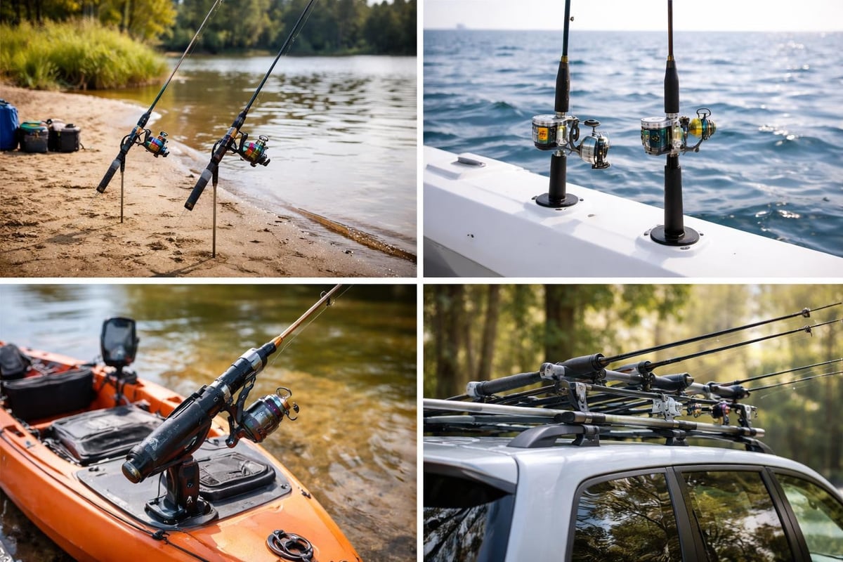Fishing holder selection