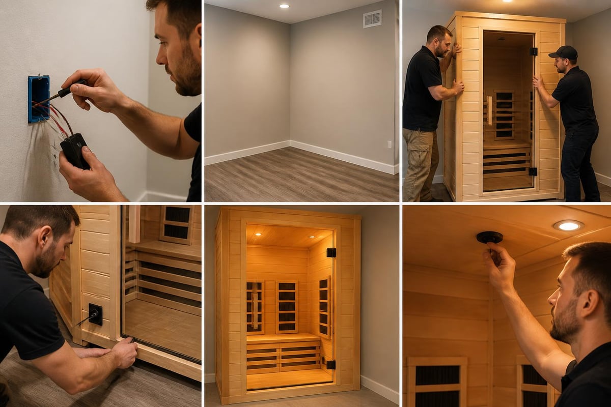 Home sauna installation checklist