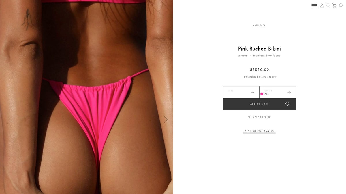 7 Hottest Hot Pink Swimwear Styles to Rock in 2025 - Pink Ruched Bikini Bottoms – Ark Swimwear