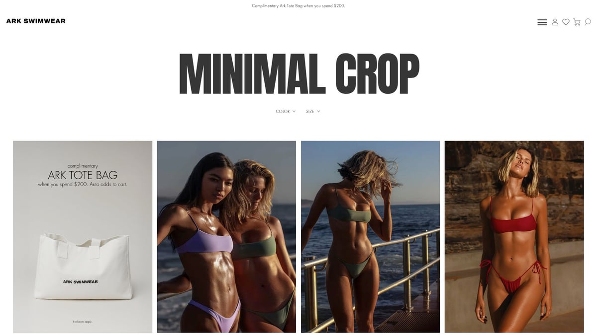 7 Hottest Hot Pink Swimwear Styles to Rock in 2025 - Minimal Crop Bikini – Ark Swimwear