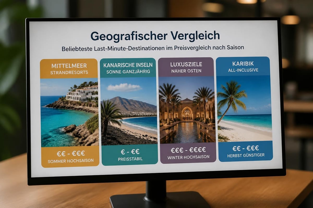 Beliebte Last-Minute-Reiseziele