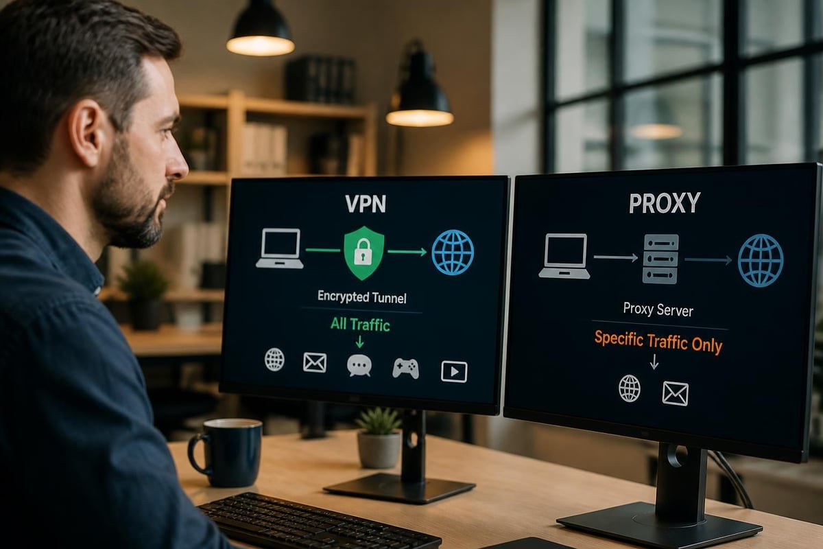 VPN versus proxy comparison