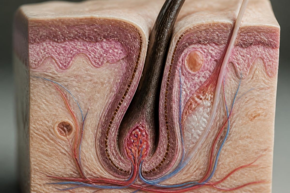 Follicular structure and nutrient pathways