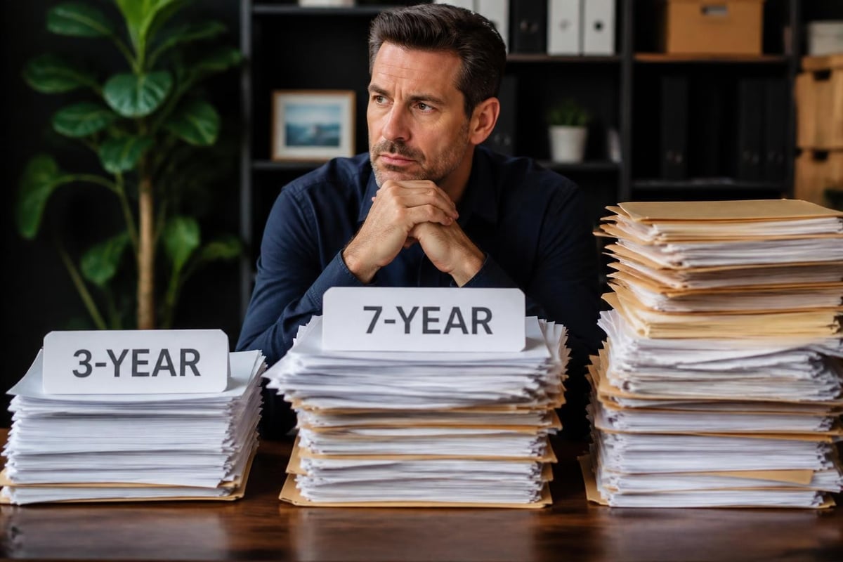 Record retention by taxpayer type
